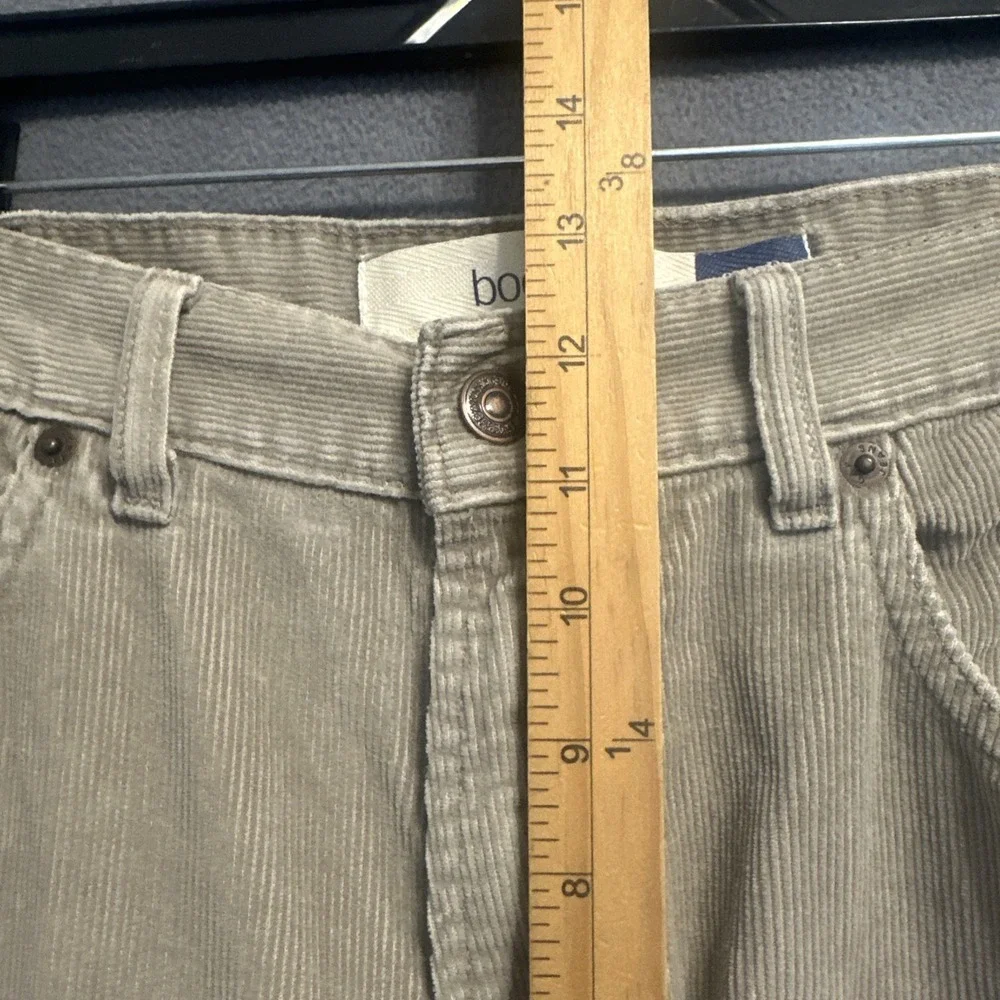 VTG Y2K Gap Boot Fit Corduroy Pants Mens 34x30 Beige Baggy Hipster Grunge Casual - Picture 7 of 9